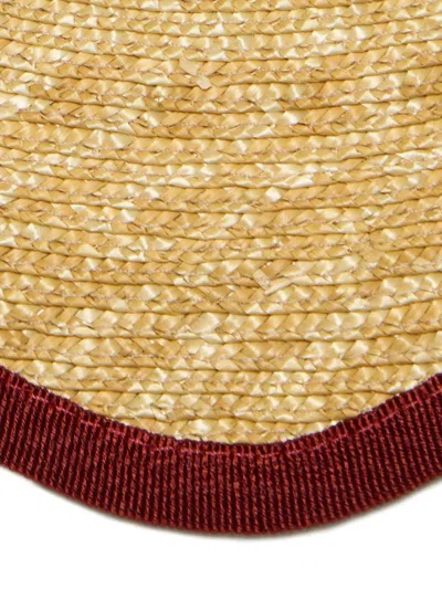 La Doublej Straw Cloud Placemats Set Of 2 In Neutrals