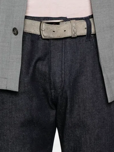 Manuel Ritz Logo-patch Jeans In Blue