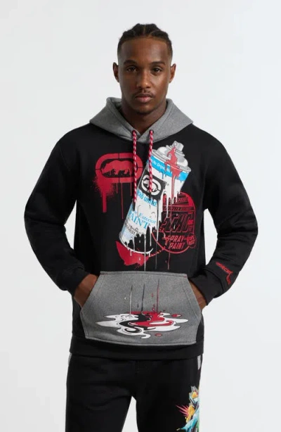 Ecko Unltd Men's Tag A Lot Hoodie In Black
