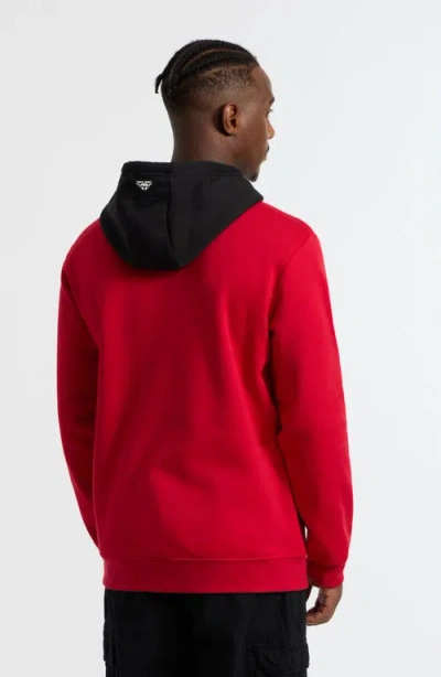 Ecko Unltd . Tag A Lot Hoodie In True Red