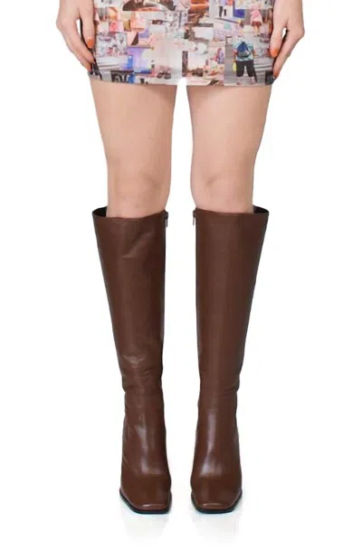 Sandy Liang Jed Mesh Mini Skirt In Moodboard In Multi