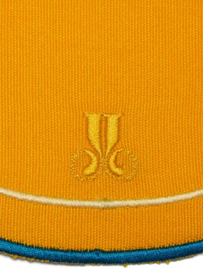 La Doublej Medallion Placemats Set Of 2 In Yellow