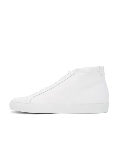 Common Projects Original Achilles Mid Leather Sneaker In White