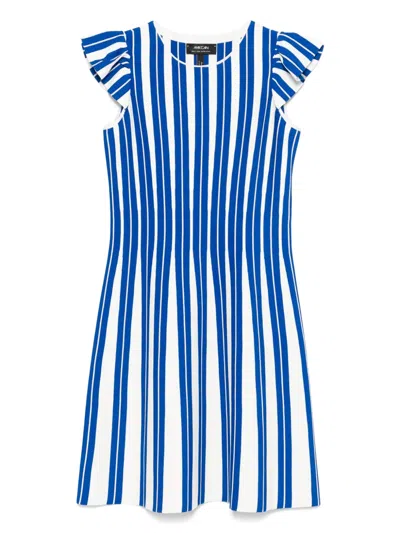 条纹迷你连衣裙