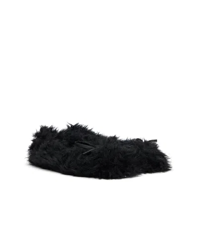 Balenciaga Leopold Ballerina In Black