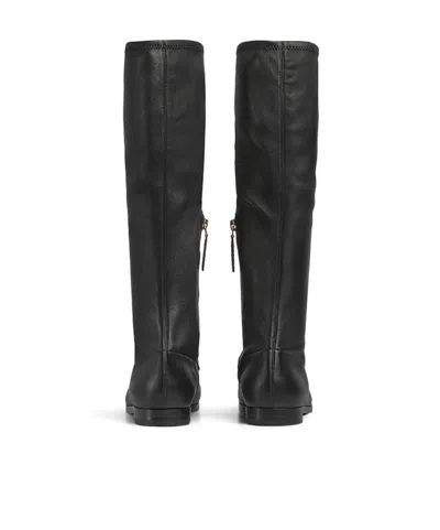 Gucci Ankle Boots With Flat Sole And Gold-tone Hardware In Black