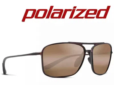 Juli Men's Unbreakable Sport Aviator Polarized Sunglasses In Brown, Brown In Multi