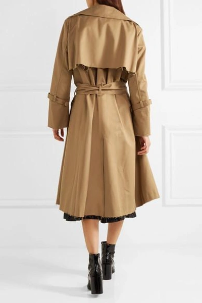 Shop Maggie Marilyn Be Mine Oversized Cotton-twill Trench Coat