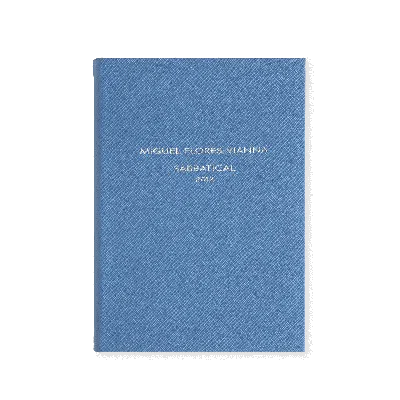 Smythson Cabana X  - Sabbatical 2012 By Miguel Flores-vianna In Nile Blue