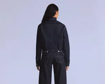 Levi's Type Ii Jacket In Dark Rinse