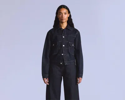 Levi's Type Ii Jacket In Dark Rinse