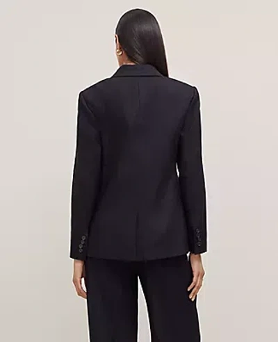 Ann Taylor The Notched Two Button Blazer In Black