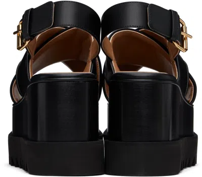 Stella Mccartney Elyse Platform Sandals In Black