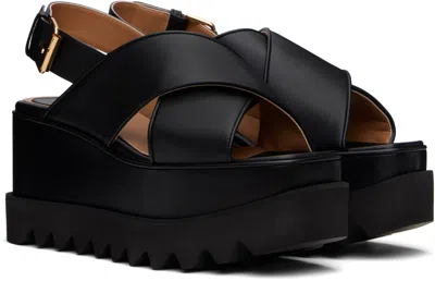 Stella Mccartney Elyse Platform Sandals In Black