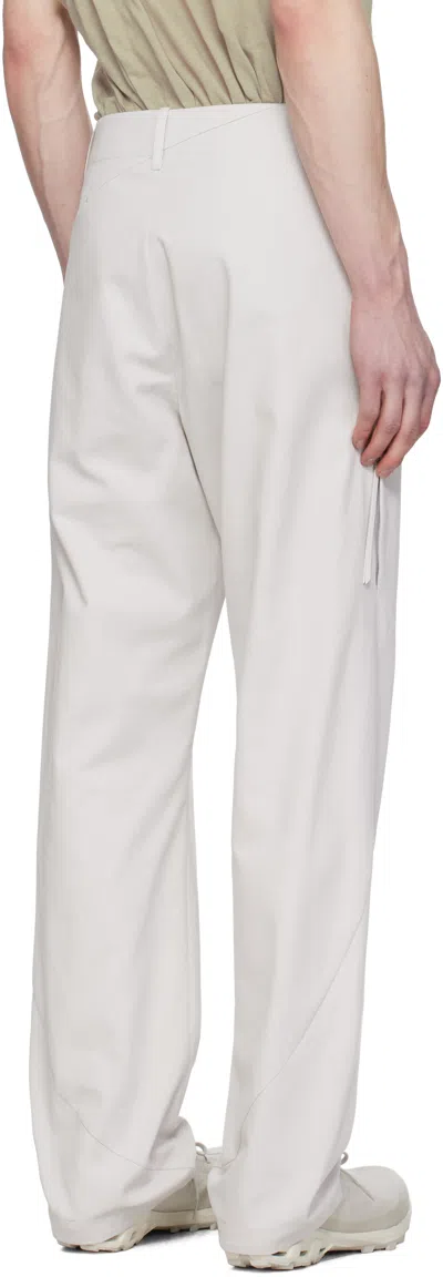 Post Archive Faction (paf) Gray 8.0 Right Trousers In Light Grey