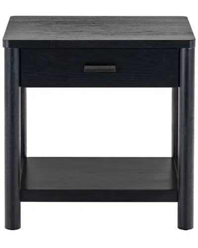 Safavieh Couture Jaylessa Wood 1 Drawer End Table In Black