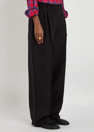 The Row Lilas Pants In Black