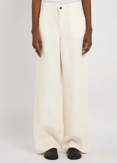 The Row Wide-leg Egli Jean White In White