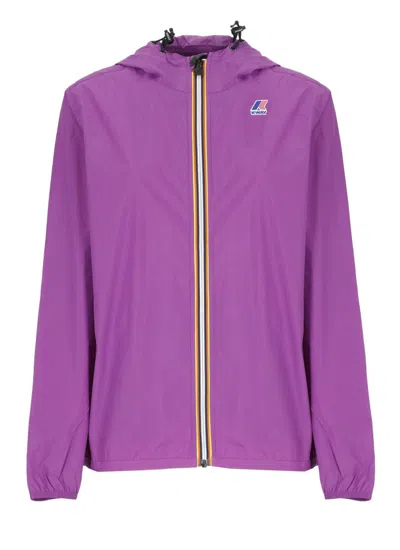 K-way Le Vrai 4.0 Claude Jacket In Purple