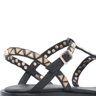 Ash Polinesia Sandals In Black