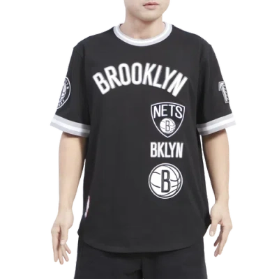 Pro Standard Mens Brooklyn Nets  Nets Retro Classic Dk Tee In Black/gray