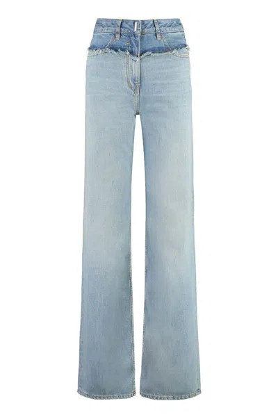 Givenchy Wide-leg Jeans In Pale Blue