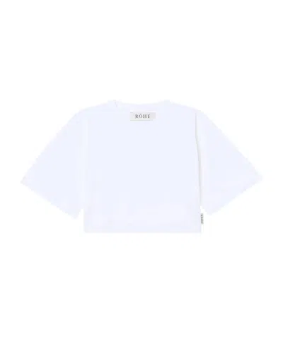 Rohe Fitted Cotton T-shirt In White