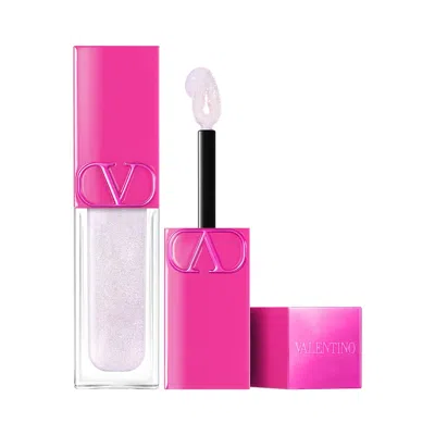 Valentino Beauty Puffer Gloss Lipstick In 00r Dazzling Mermaid