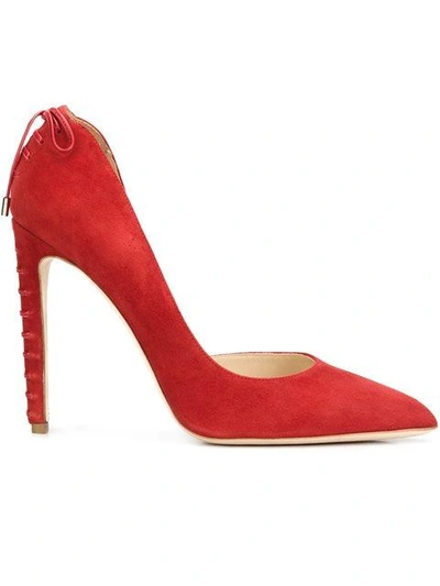 Shop Chloe Gosselin Enchysia Stiletto Pumps - Red