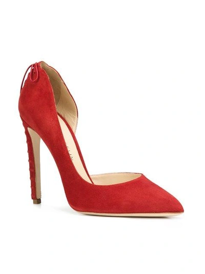 Shop Chloe Gosselin Enchysia Stiletto Pumps - Red