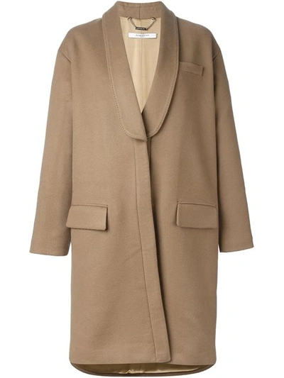 Givenchy Oversized Mid-length Coat - Neutrals In Nude & Neutrals