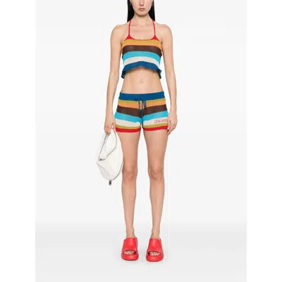 Dsquared2 Summer Lovers Halterneck Cropped Knit Top