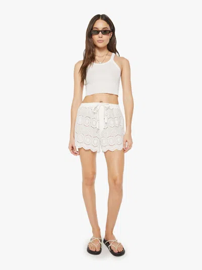 Natalie Martin Jasper Shorts Medallion Embroidery Salt In Multi