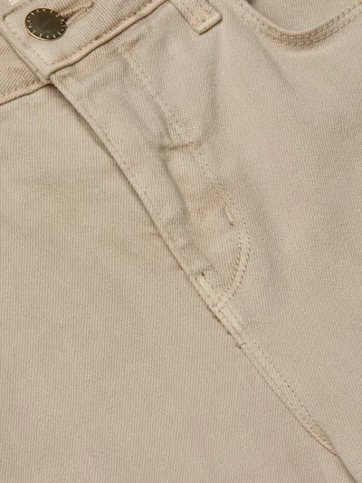 L Agence Krista Tapered Jean In Biscuit