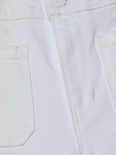 L Agence Noya Cropped Slim Flare Jean In White
