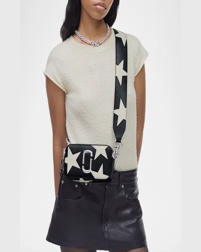 Marc Jacobs Borsa The Sack Mini Con Cristalli In Black/white