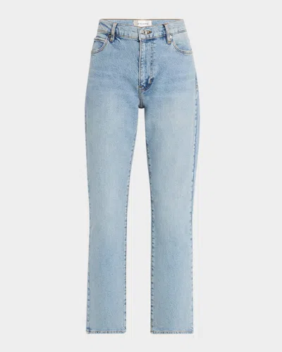 Frame The Staple High Waist Straight Leg Jeans In Dolly