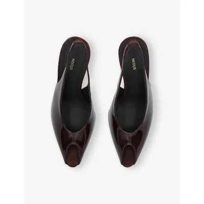 Neous 90mm Hamal Pumps In Burgundy