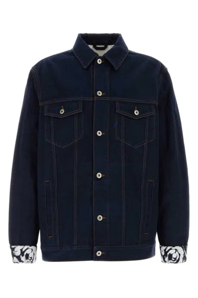 Burberry Pro-d12 Jeans Jacket In Blue