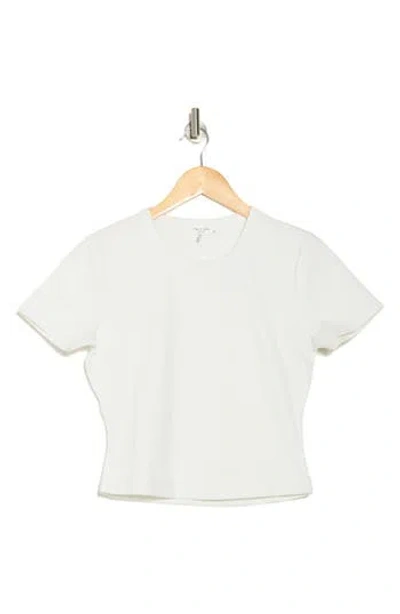 Rag & Bone Rb Enhance Baby Tee In White