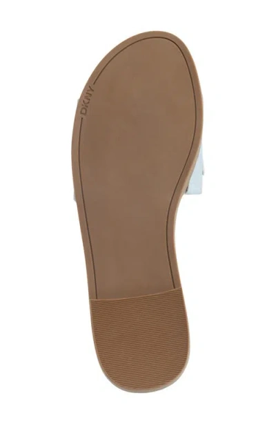 Dkny Women's Willow Slide Slip-on Flats Sandal In Celeste