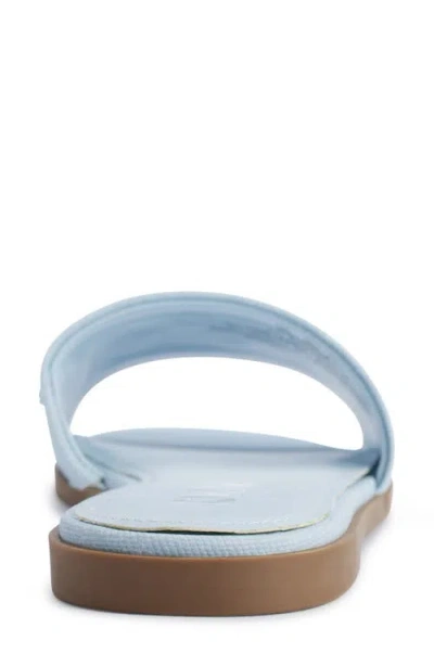 Dkny Women's Willow Slide Slip-on Flats Sandal In Celeste