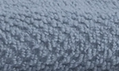 Woven & Weft Set Of 12 Textured Washcloths In Chambray Blue