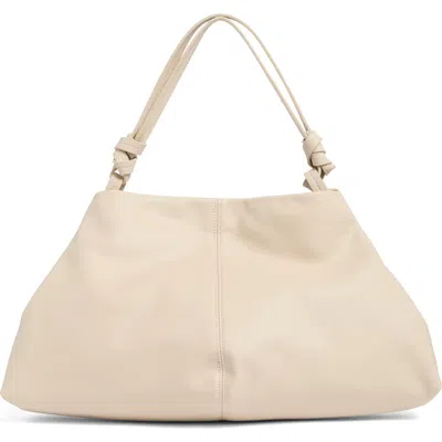 Bcbg Soft Knot Shoulder Bag In Soft Cream