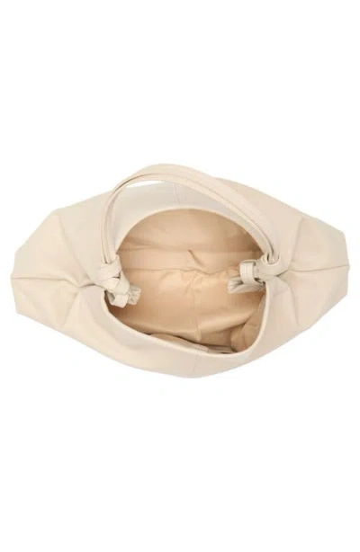 Bcbg Soft Knot Shoulder Bag In Soft Cream