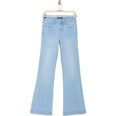7 For All Mankind Dojo Tailorless Bootcut Jeans In Blue