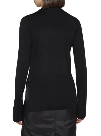 Jil Sander Medallion-detail Knit Top In Black