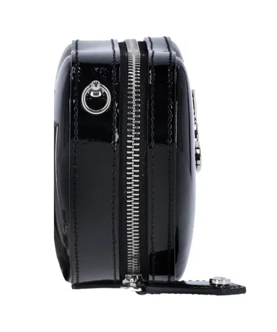 Vivienne Westwood Heart Shape Cross-body Bag With Adjustable Strap In Black