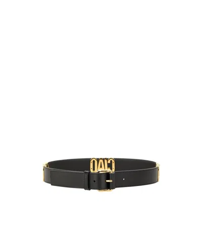 Moschino "hello" Belt In Green