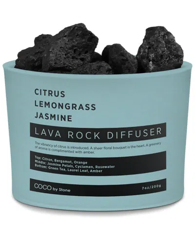 Coco By Stone Lava Rock Diffuser - Citrus, Lemongrass, Jasmine